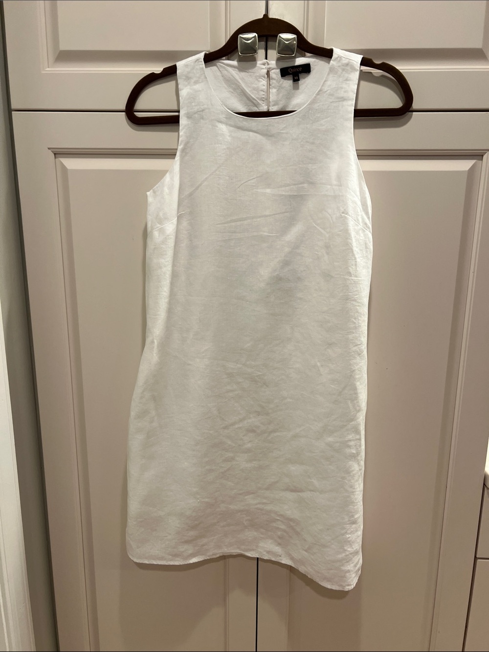 Kids White Top with Quince Label